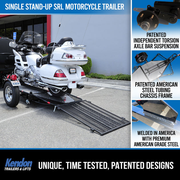 Kendon single motorcycle trailer best sale for sale