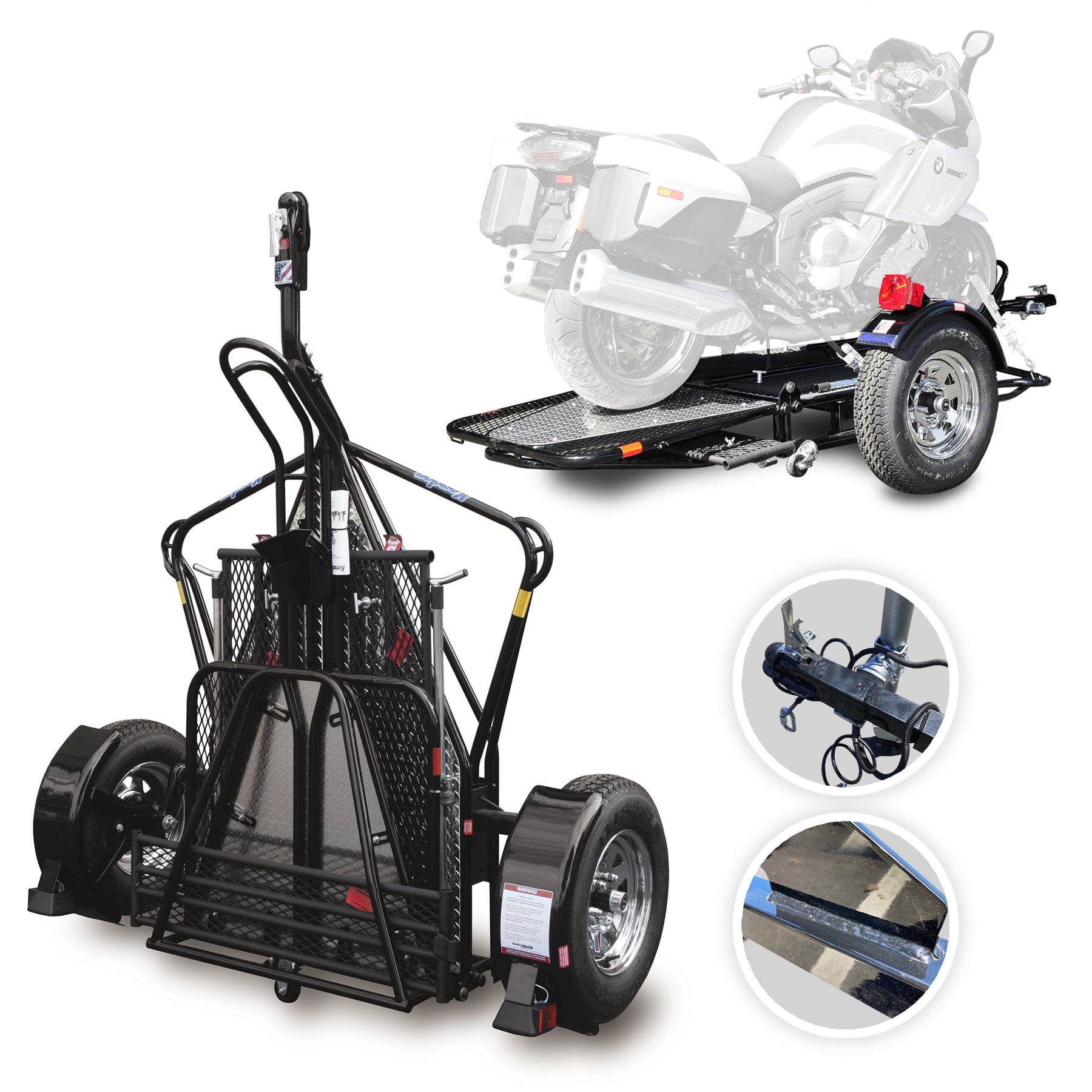 Kendon Go! Series Ride-Up Motorcycle Trailer