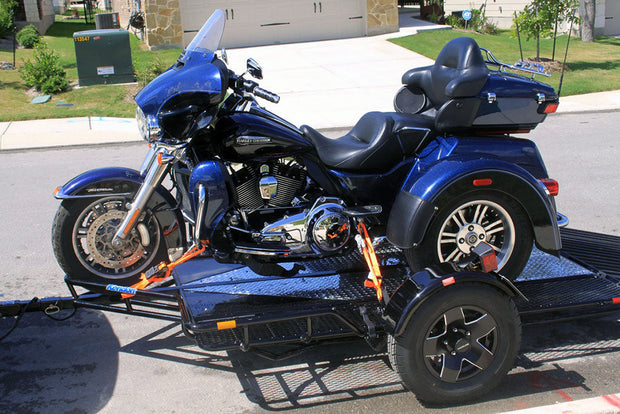 Trike Trailer with Harley Davidson Trike